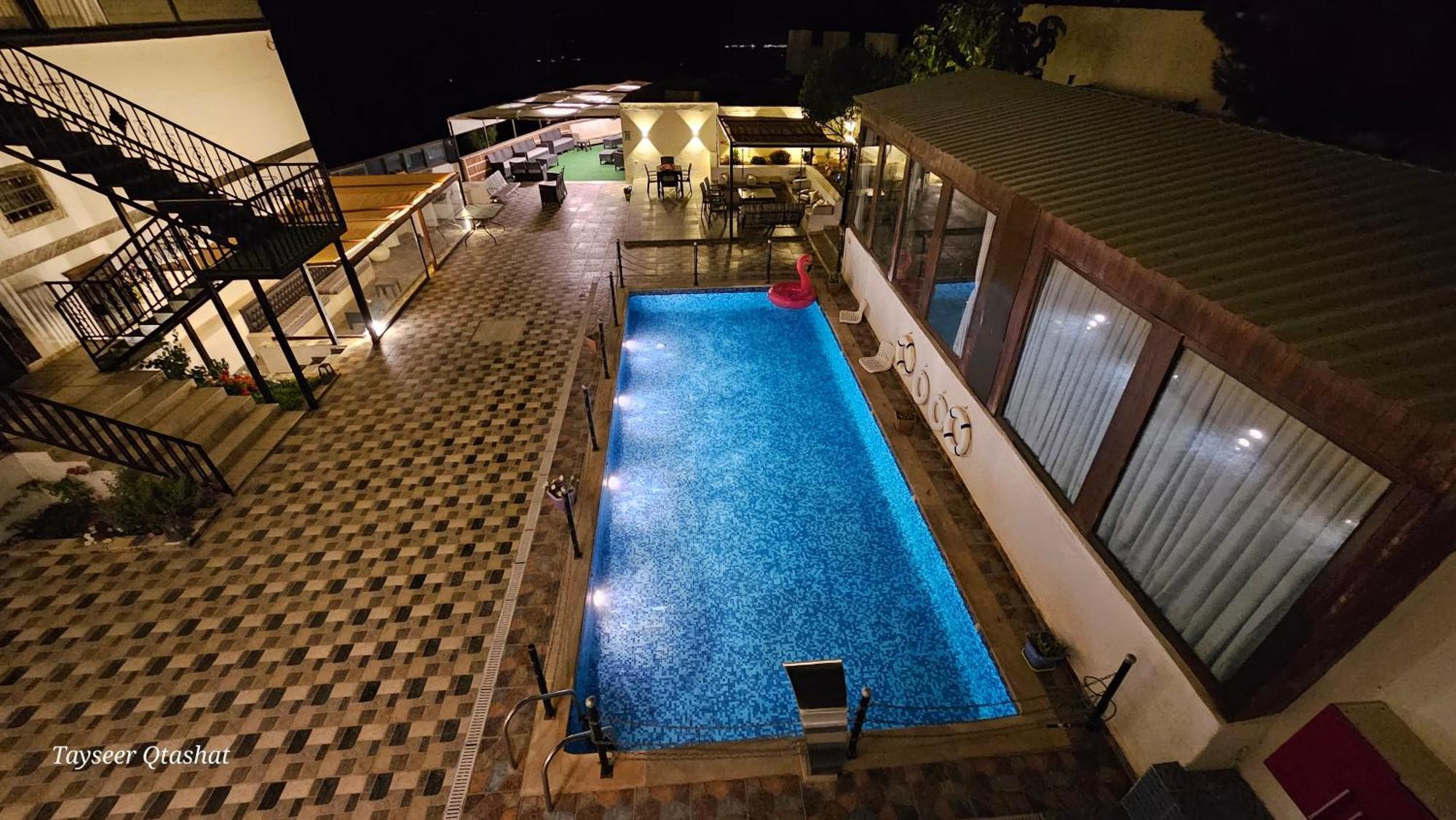 Al Namteh Lodge Abil Bagian luar foto